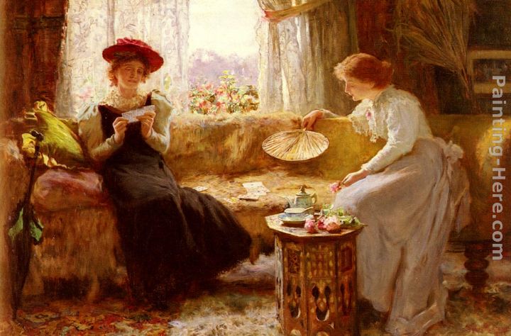 Fortune Telling painting - Francis Sidney Muschamp Fortune Telling art painting